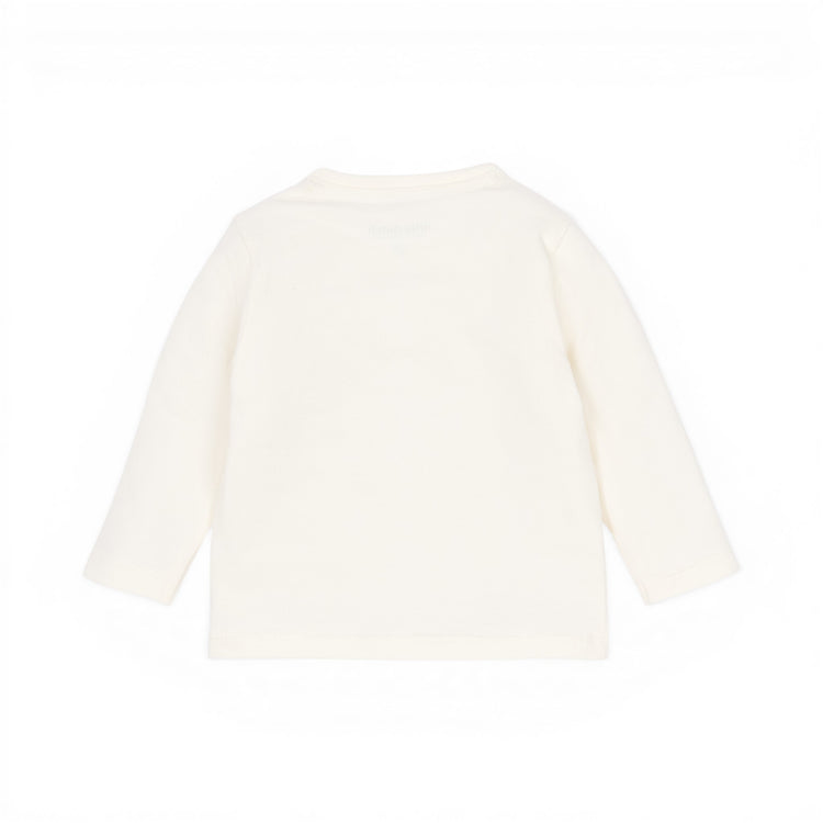 LITTLE DUTCH. T-shirt long sleeve Cream
