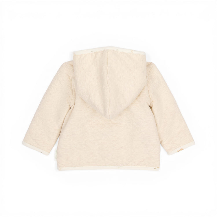 LITTLE DUTCH. Reversible cardigan Vanilla melee