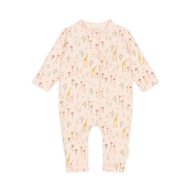 LITTLE DUTCH. Παιδική ολόσωμη πιτζάμα Safari Flamingo
