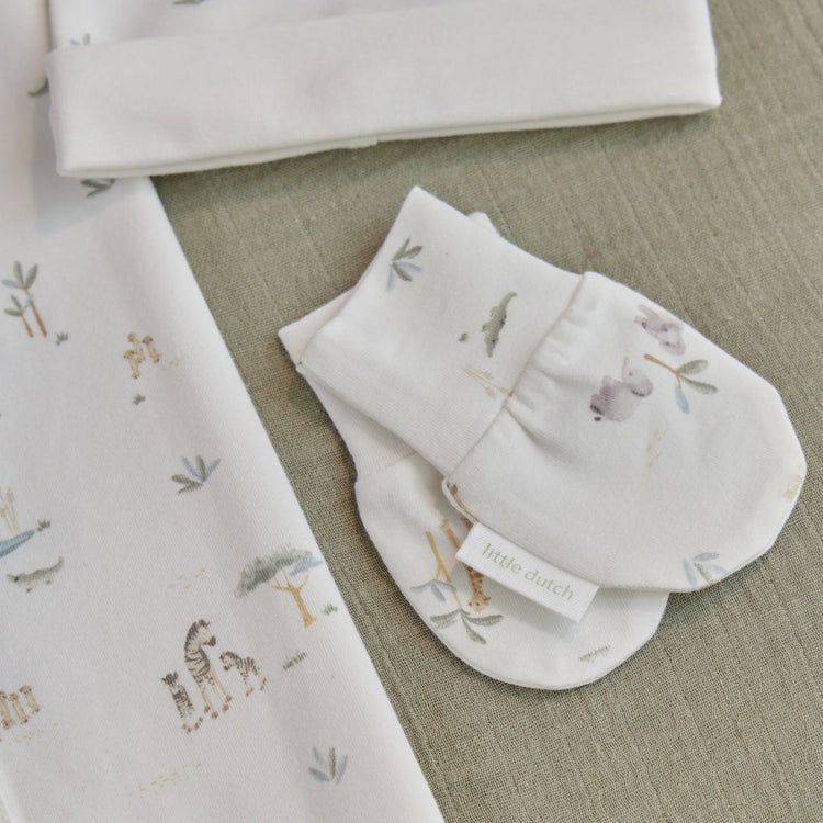 LITTLE DUTCH. Scratch mittens Little Safari - One Size