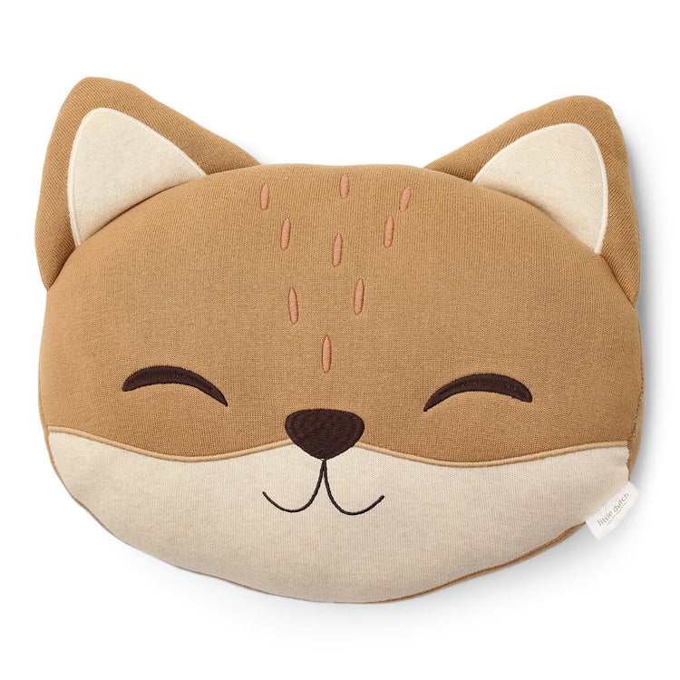 LITTLE DUTCH. Knitted cushion Fox Forest Friends
