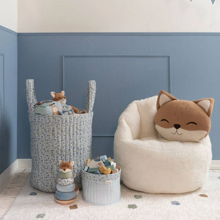 LITTLE DUTCH. Knitted cushion Fox Forest Friends