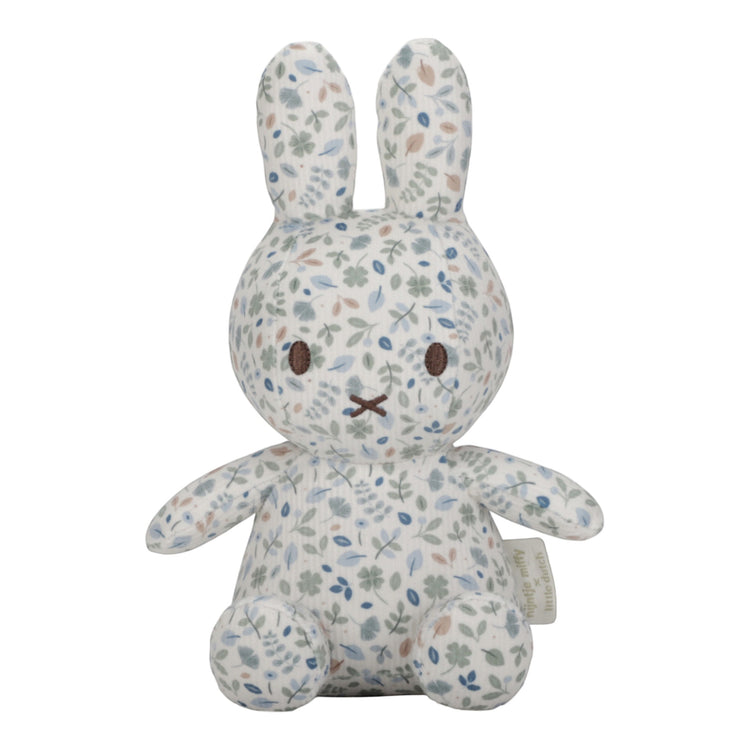 LITTLE DUTCH. Miffy Cuddle all-over print 20 cm - Lucky Leaves GRS