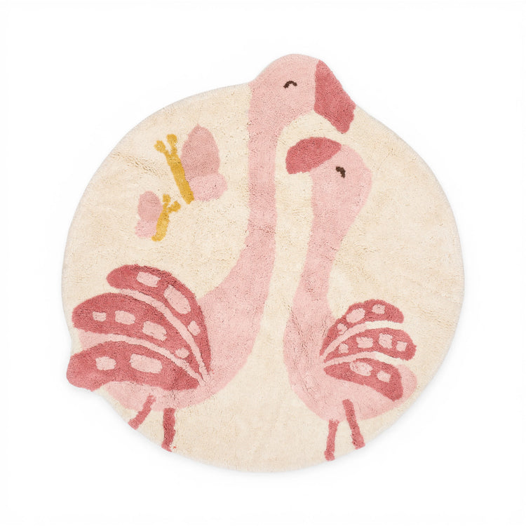 LITTLE DUTCH. Rug Flamingo 110x110