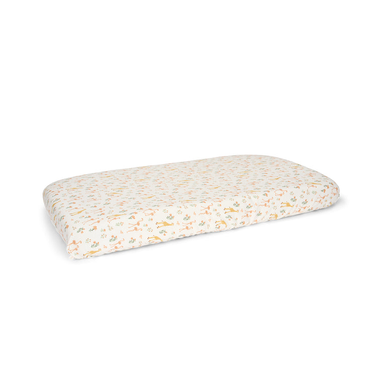 LITTLE DUTCH. Fitted sheet Blooming Safari 40x80