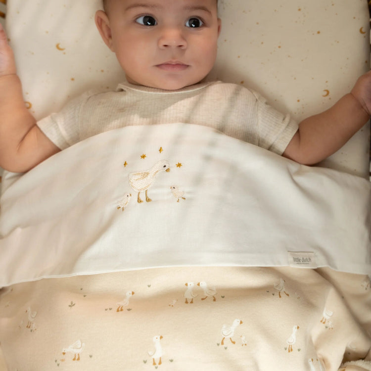 LITTLE DUTCH. Bassinet blanket Little Goose 70x100