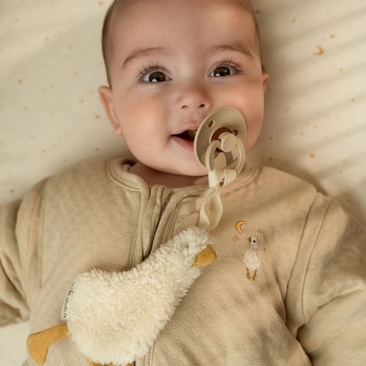 LITTLE DUTCH. Υπνόσακος χειμερινός ζακάρ Soft Beige 70εκ.