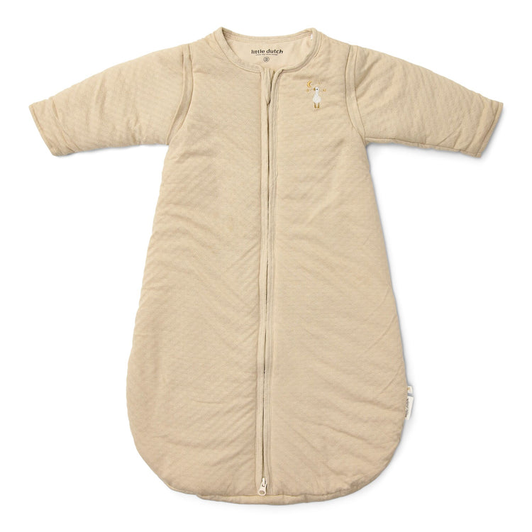 LITTLE DUTCH. Winter sleeping bag jacquard Soft Beige 90cm