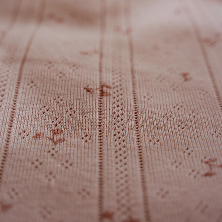 LITTLE DUTCH. Cot summer blanket Pure Blossom 110x140