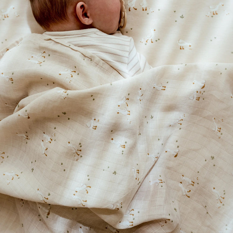 LITTLE DUTCH. Bassinet summer blanket Little Goose 70x100