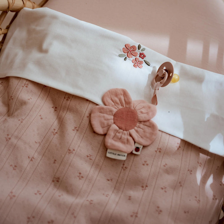 LITTLE DUTCH. Bassinet summer blanket Pure Blossom 70x100
