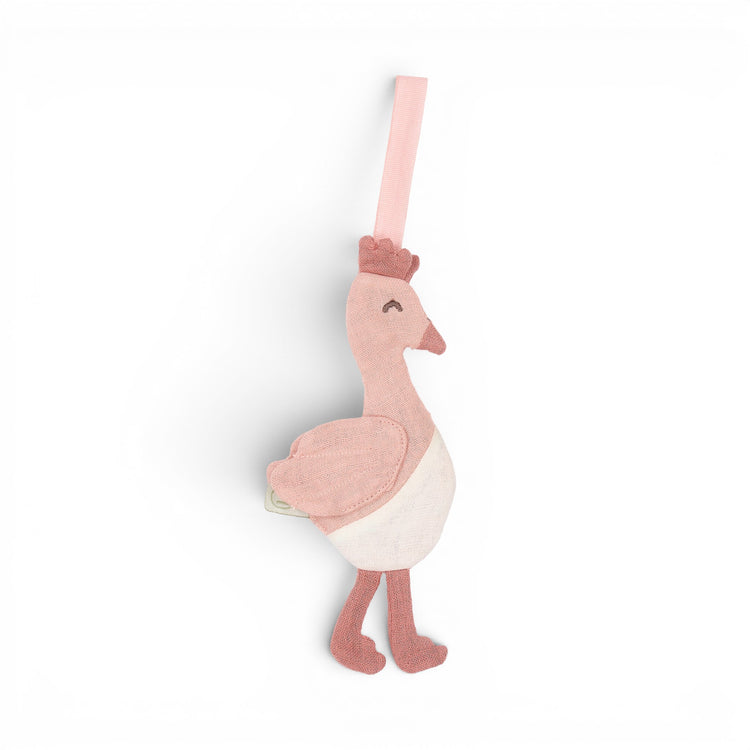 LITTLE DUTCH. Pacifier Cloth Flamingo