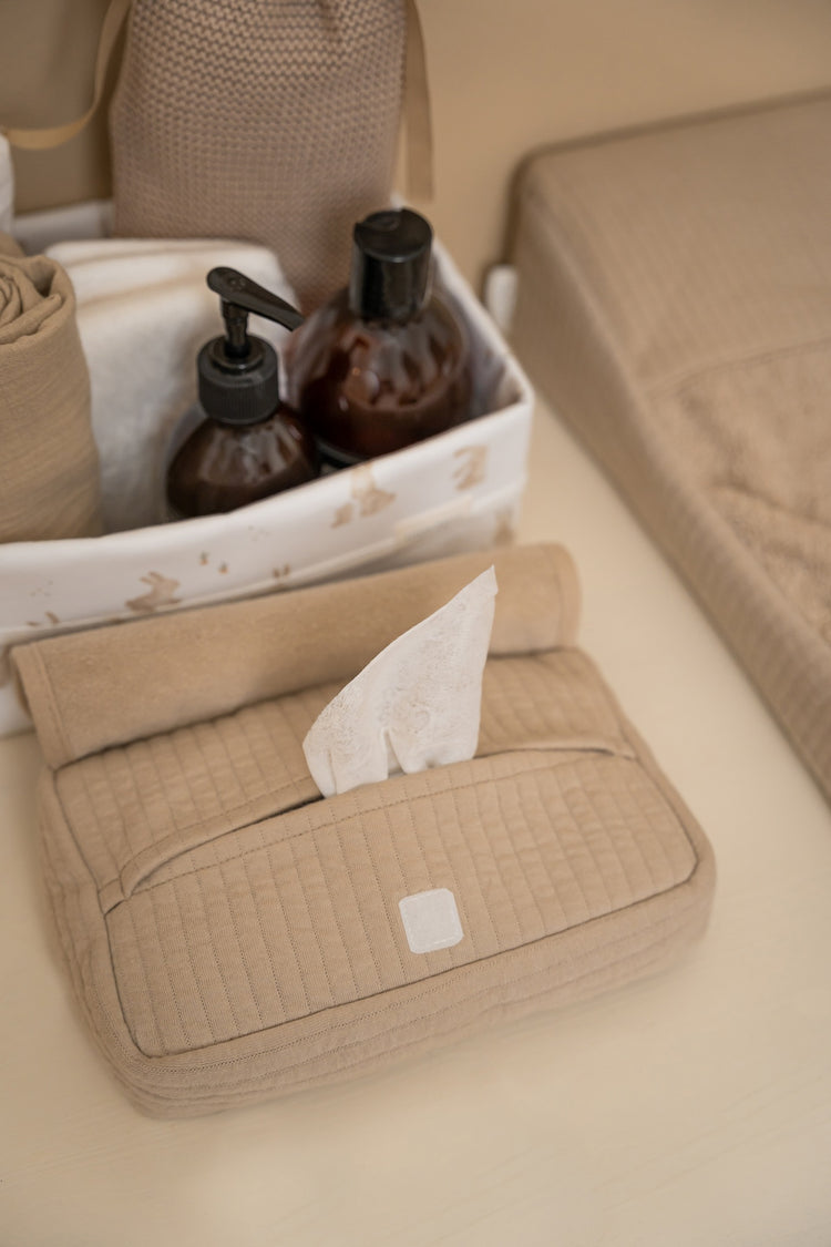 LITTLE DUTCH. Baby wipes cover Pure Beige