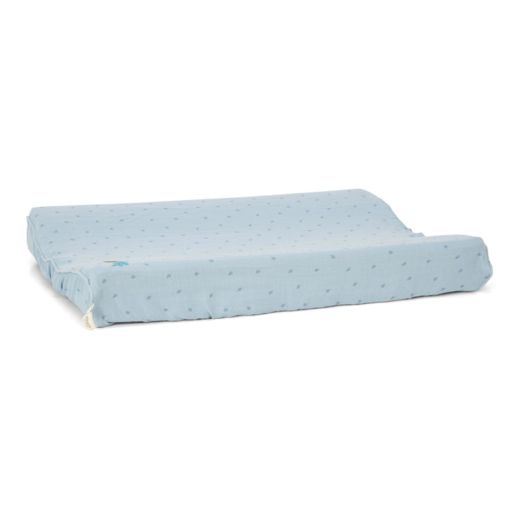 LITTLE DUTCH. Changing mat cover Pure Denim Blue