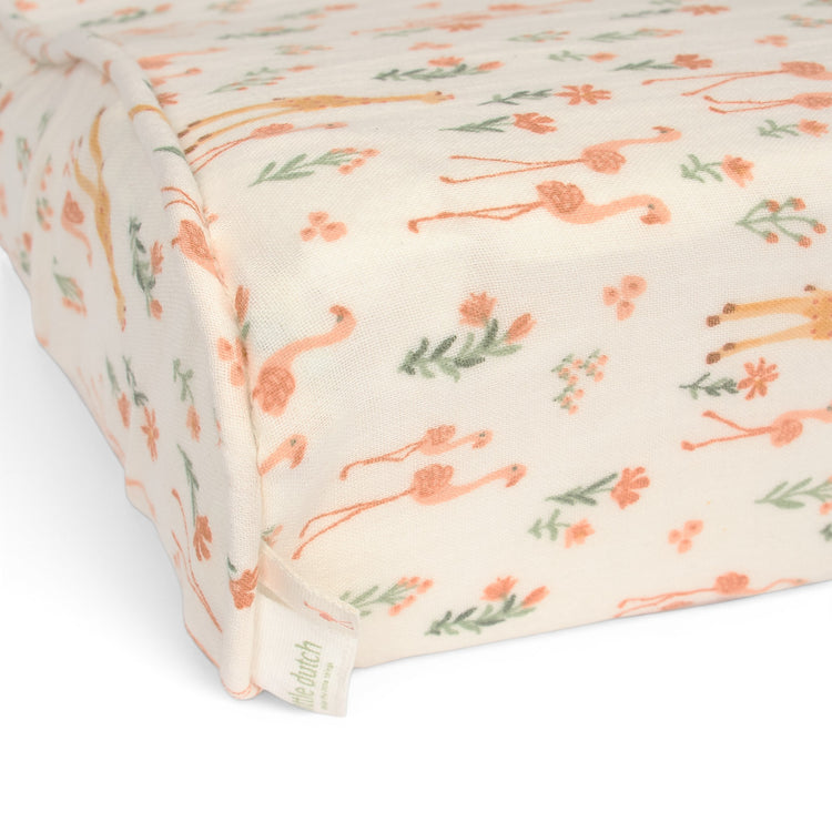 LITTLE DUTCH. Changing mat cover Blooming Safari