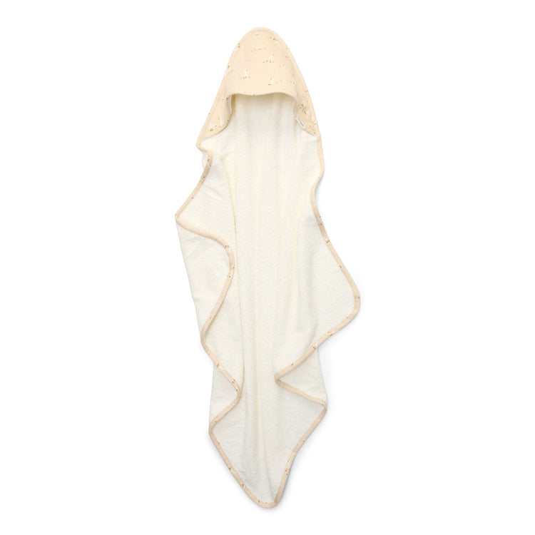LITTLE DUTCH. Hooded towel Little Goose 75x75 (white)