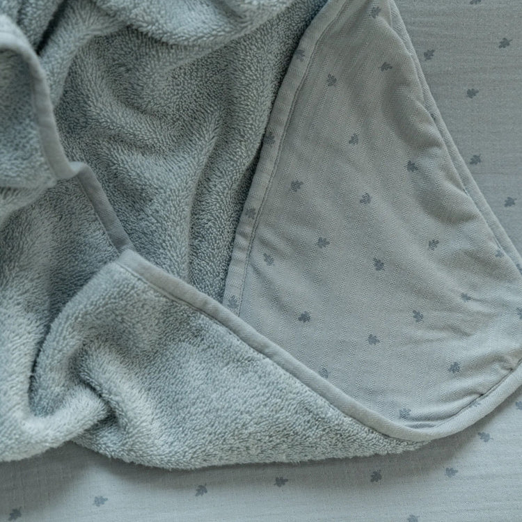 LITTLE DUTCH. Hooded towel Pure Denim Blue 75x75