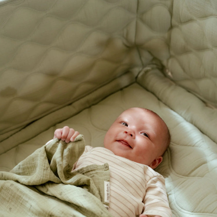 LITTLE DUTCH. Swaddle muslin Pure Sage 120x120