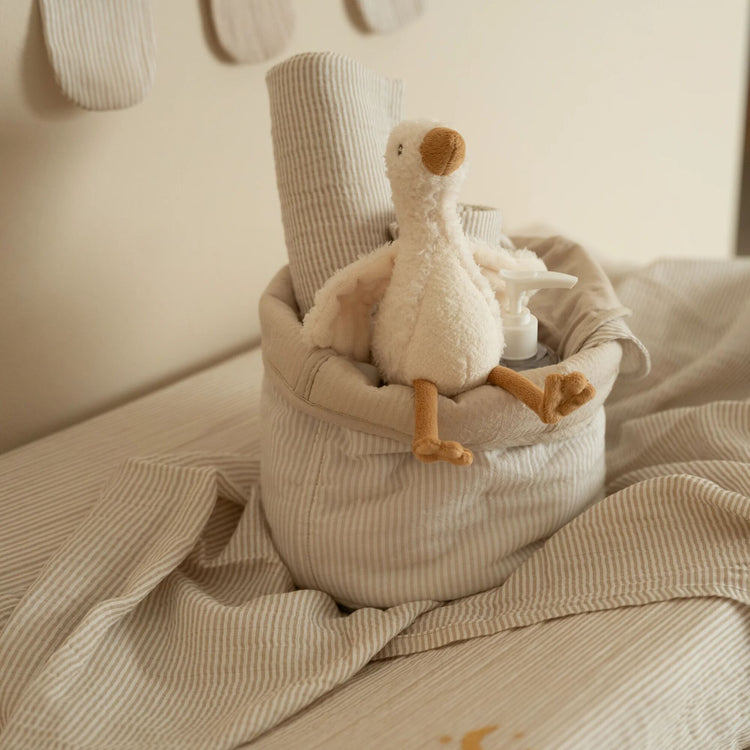 LITTLE DUTCH. Πανάκι αγκαλιάς - ύπνου από μουσελίνα Pure Soft Beige 120x120