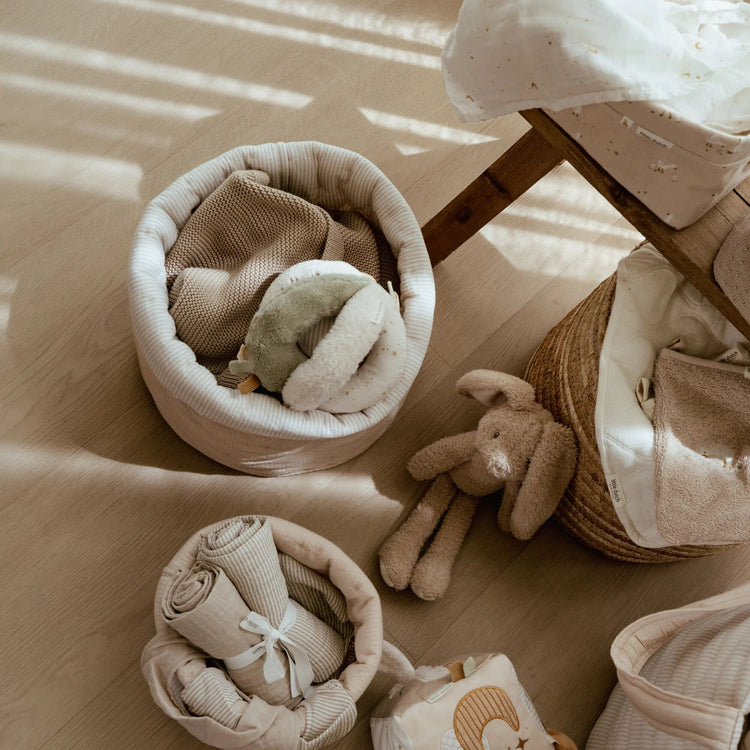 LITTLE DUTCH. Πανάκι αγκαλιάς - ύπνου από μουσελίνα Pure Soft Beige 120x120