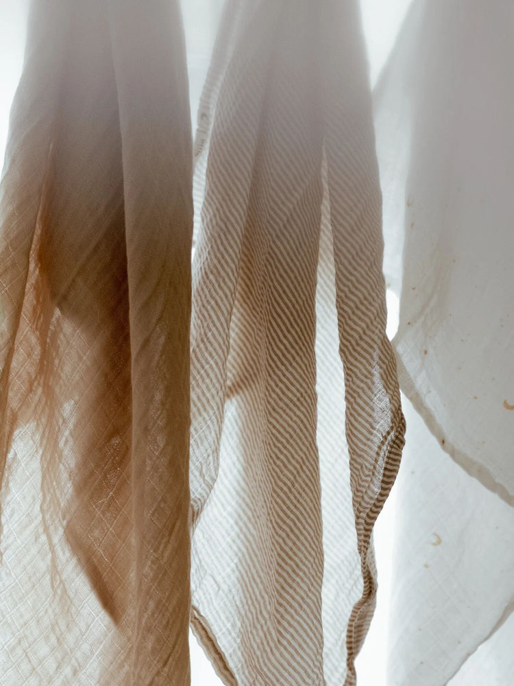 LITTLE DUTCH. Πανάκι αγκαλιάς - ύπνου από μουσελίνα Pure Soft Beige 120x120