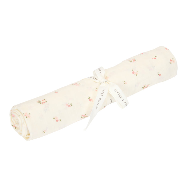 LITTLE DUTCH. Swaddle muslin Fairy Blossom 120 x 120