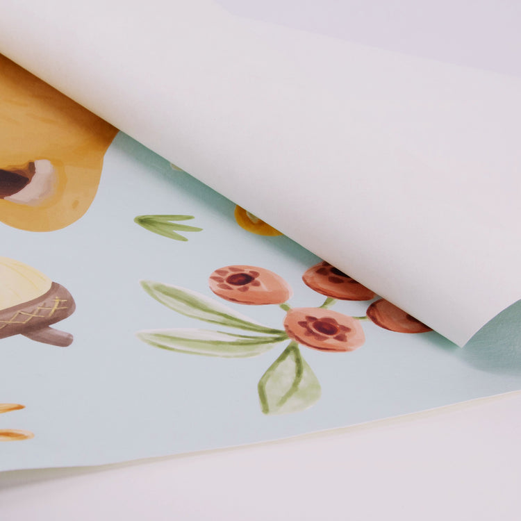 LITTLE DUTCH. Wallpaper circle Forest Wonders