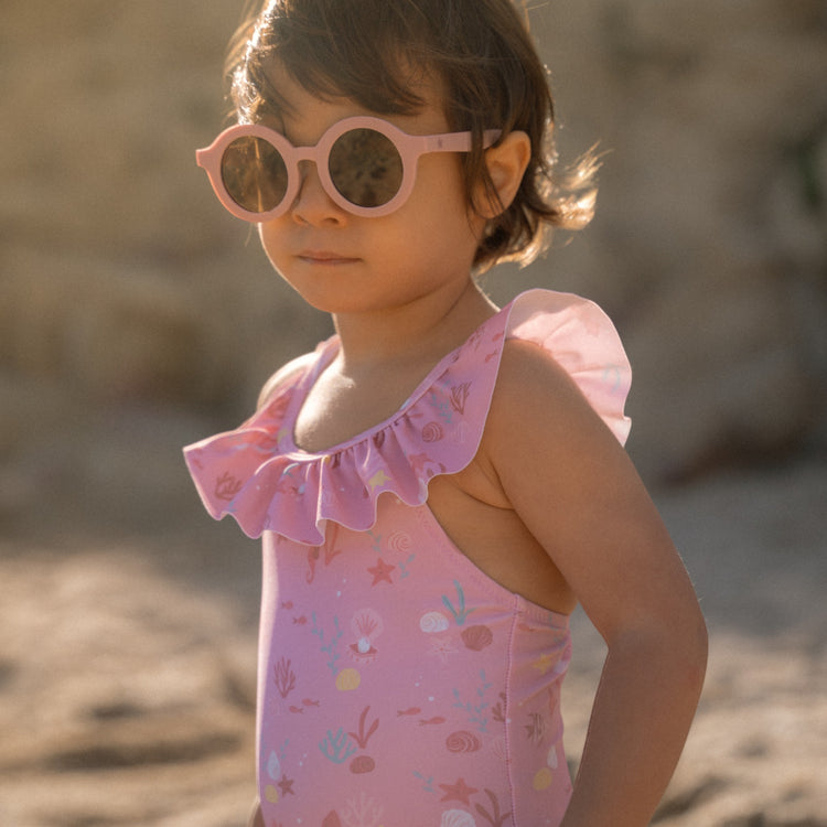 LITTLE DUTCH. Παιδικά γυαλιά ηλίου στρογγυλά Light Pink