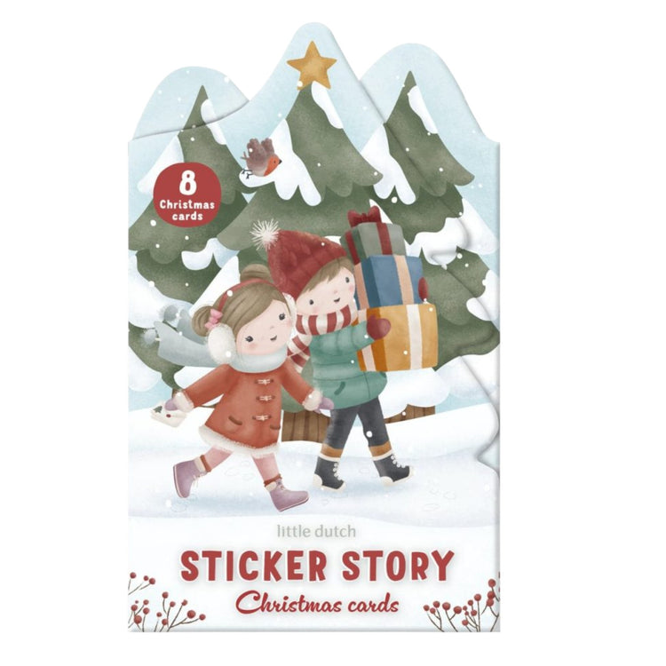 LITTLE DUTCH. Sticker story Christmas