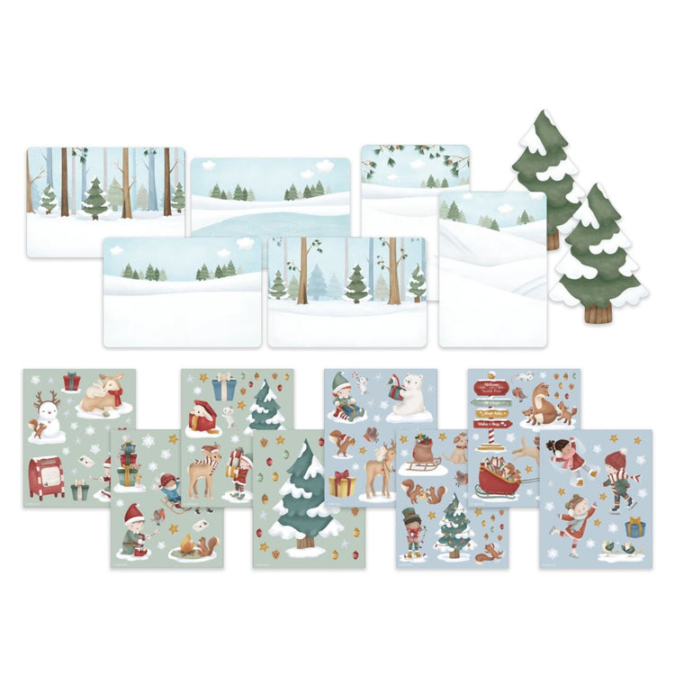 LITTLE DUTCH. Sticker story Christmas