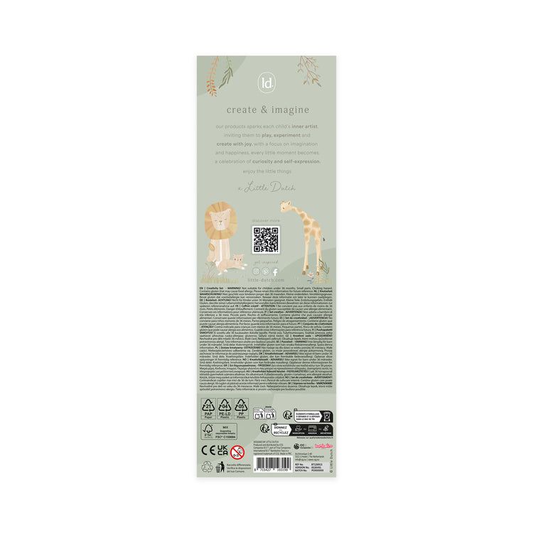 LITTLE DUTCH. Creativity box XL Safari Friends