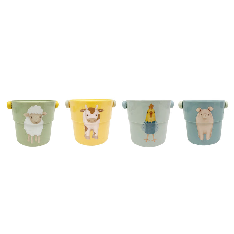 LITTLE DUTCH. Bath Cups Little Farm (New)