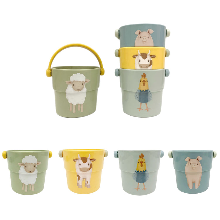 LITTLE DUTCH. Bath Cups Little Farm (New)