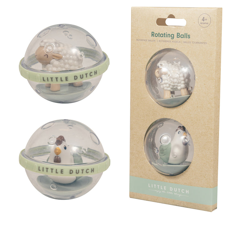 LITTLE DUTCH. Rotating Balls Little Farm (New)