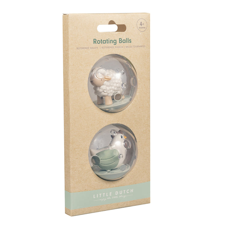 LITTLE DUTCH. Rotating Balls Little Farm (New)