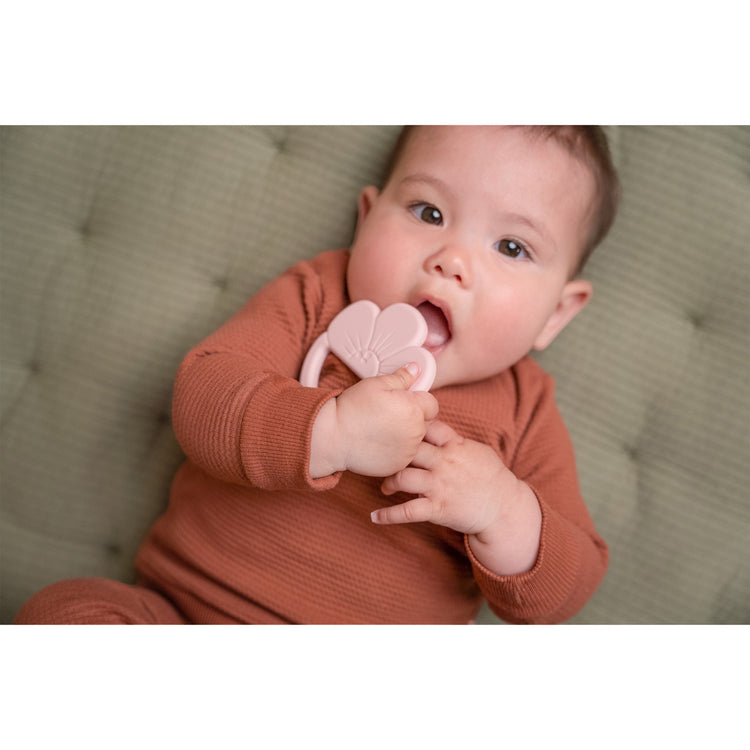 LITTLE DUTCH. Silicone Teething Ring Flower (New)