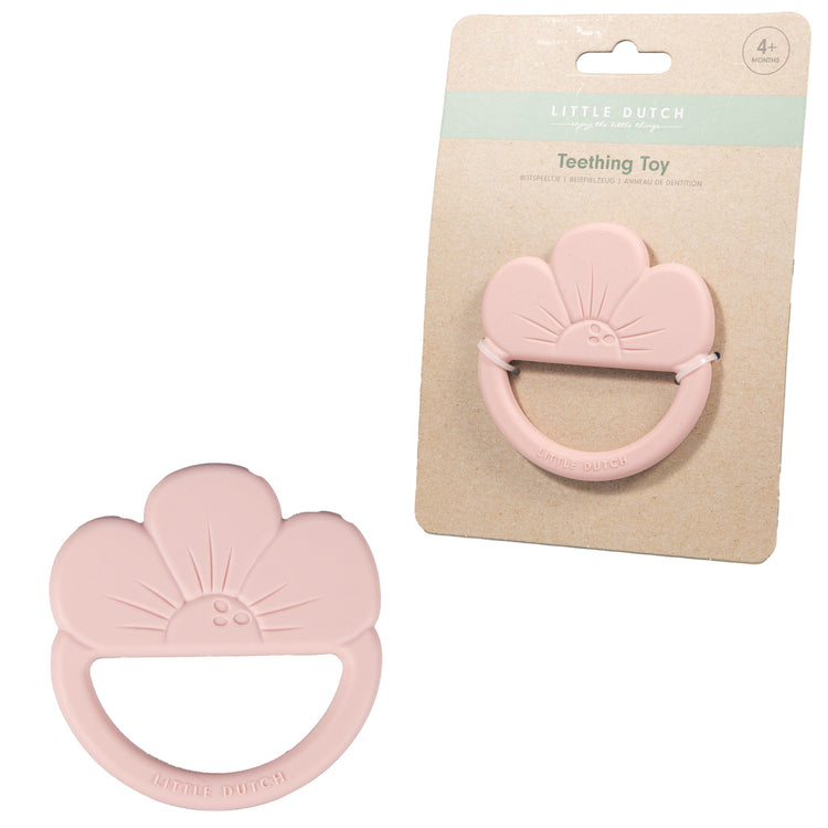 LITTLE DUTCH. Silicone Teething Ring Flower (New)