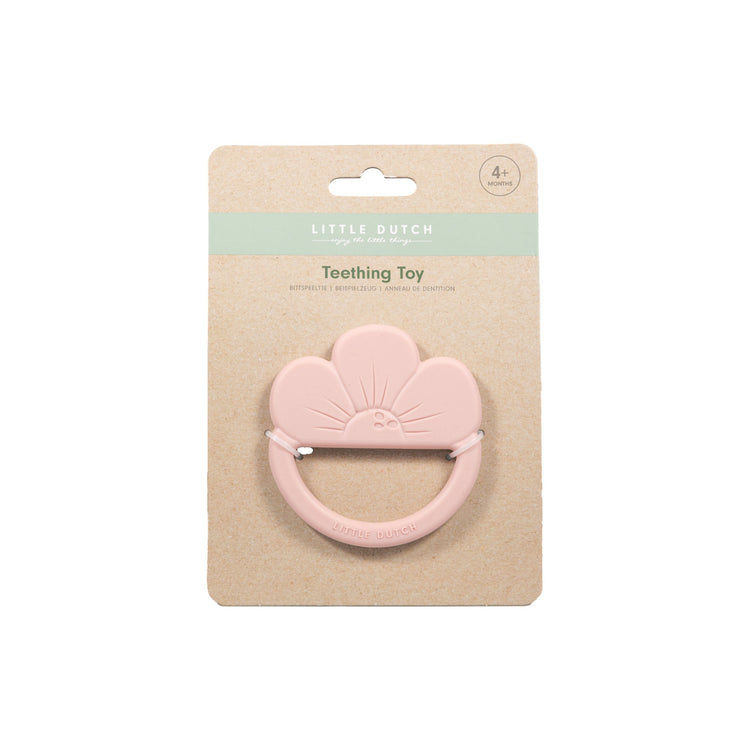 LITTLE DUTCH. Silicone Teething Ring Flower (New)