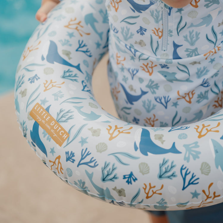 LITTLE DUTCH. Swim Ring Ocean Dreams Blue 50cm