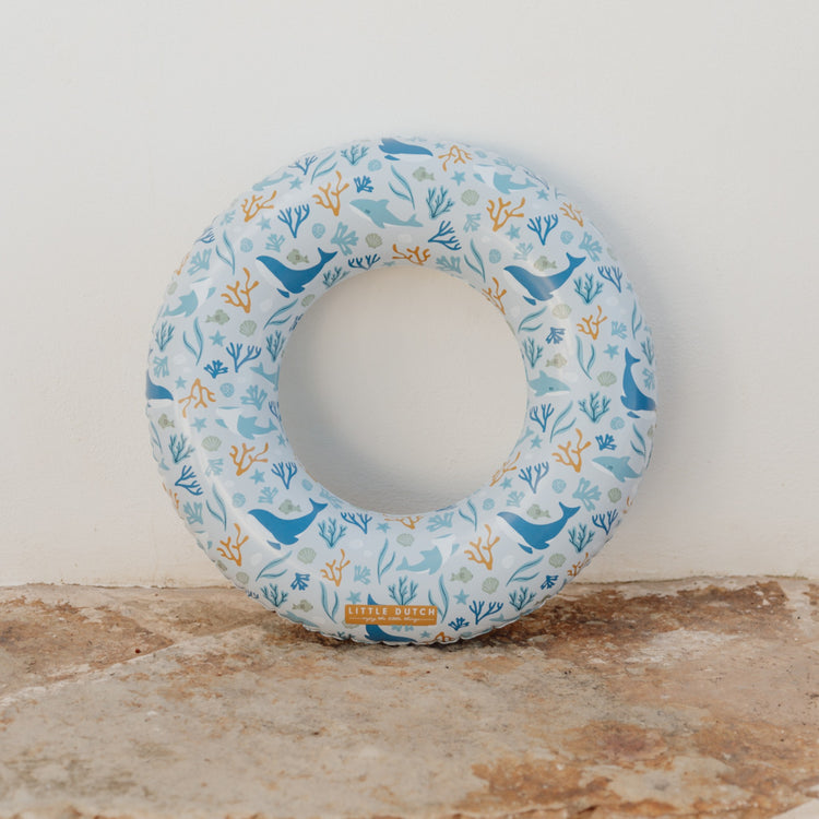 LITTLE DUTCH. Swim Ring Ocean Dreams Blue 50cm