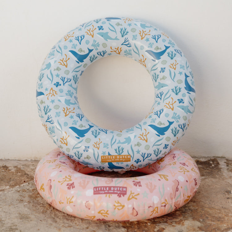 LITTLE DUTCH. Swim Ring Ocean Dreams Blue 50cm