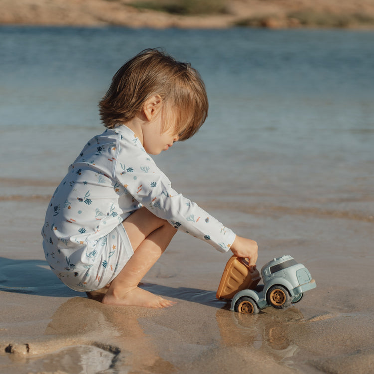 LITTLE DUTCH. Dump Truck Ocean Dreams Blue 17cm (New)