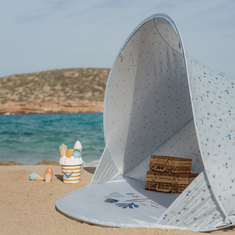 LITTLE DUTCH. Beach Tent Ocean Dreams Blue (New)