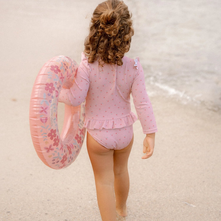 LITTLE DUTCH. Pink Flowers Swimming ring 50cm (New)