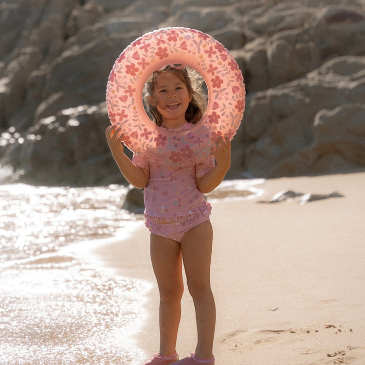 LITTLE DUTCH. Pink Flowers Swimming ring 50cm (New)