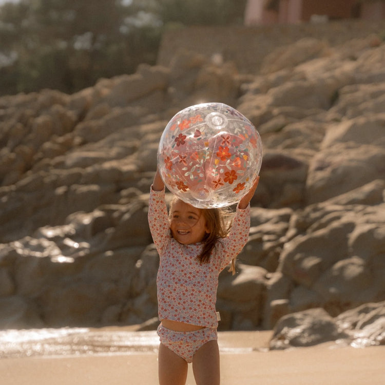 LITTLE DUTCH. Pink Flowers Beachball 3D Figure (New)