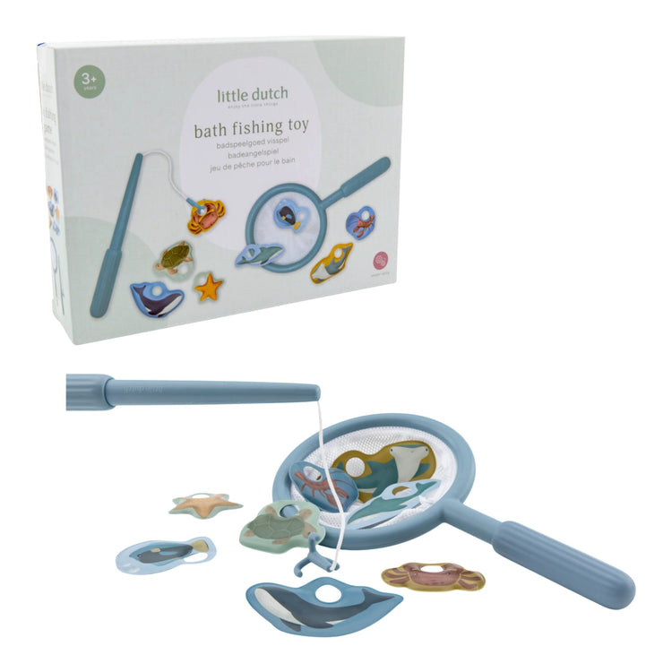 LITTLE DUTCH. Bath Fishing Toy Blue
