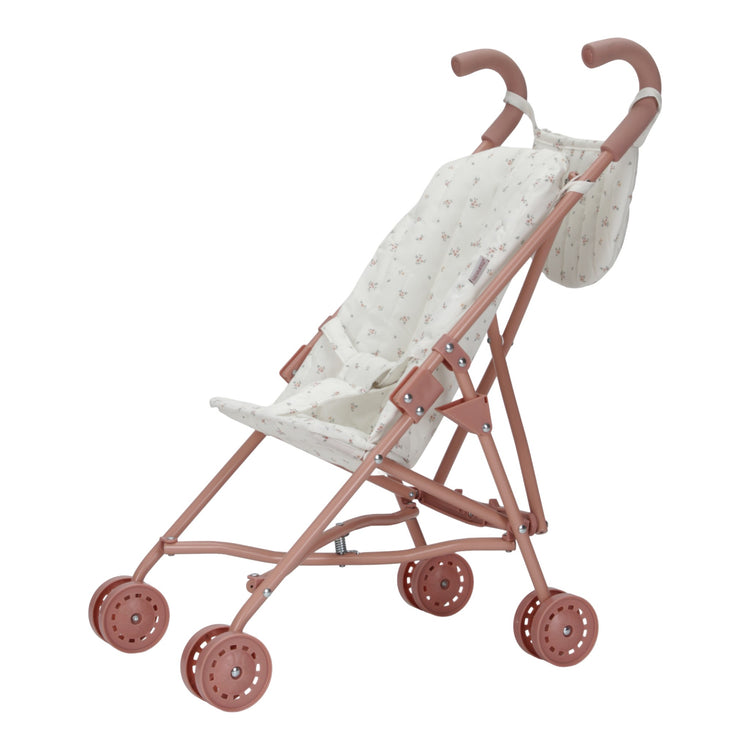 LITTLE DUTCH. Metal Doll Stroller - pink