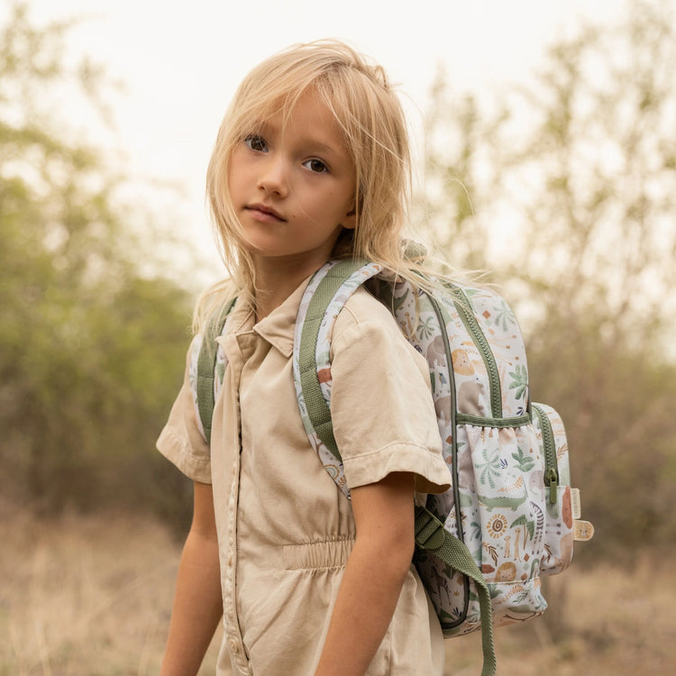 LITTLE DUTCH. Backpack large Safari Friends