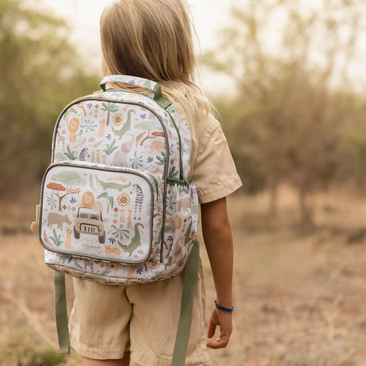 LITTLE DUTCH. Backpack large Safari Friends